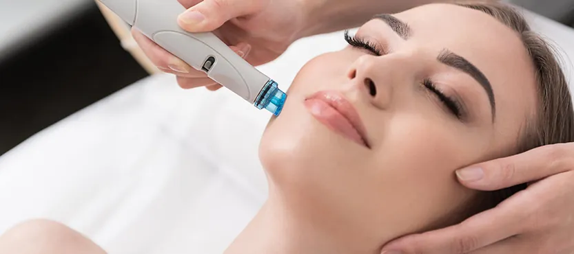 Hydrafacial uygulaması